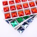 DZ 4068 14mm crystal sew on rhinestone square shape